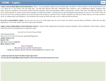 Tablet Screenshot of captainjohnnysworld.com